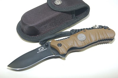 WithArmour Eagle Claw 440C Stahl Taschenmesser Einhandmesser Gürteletui Outdoor