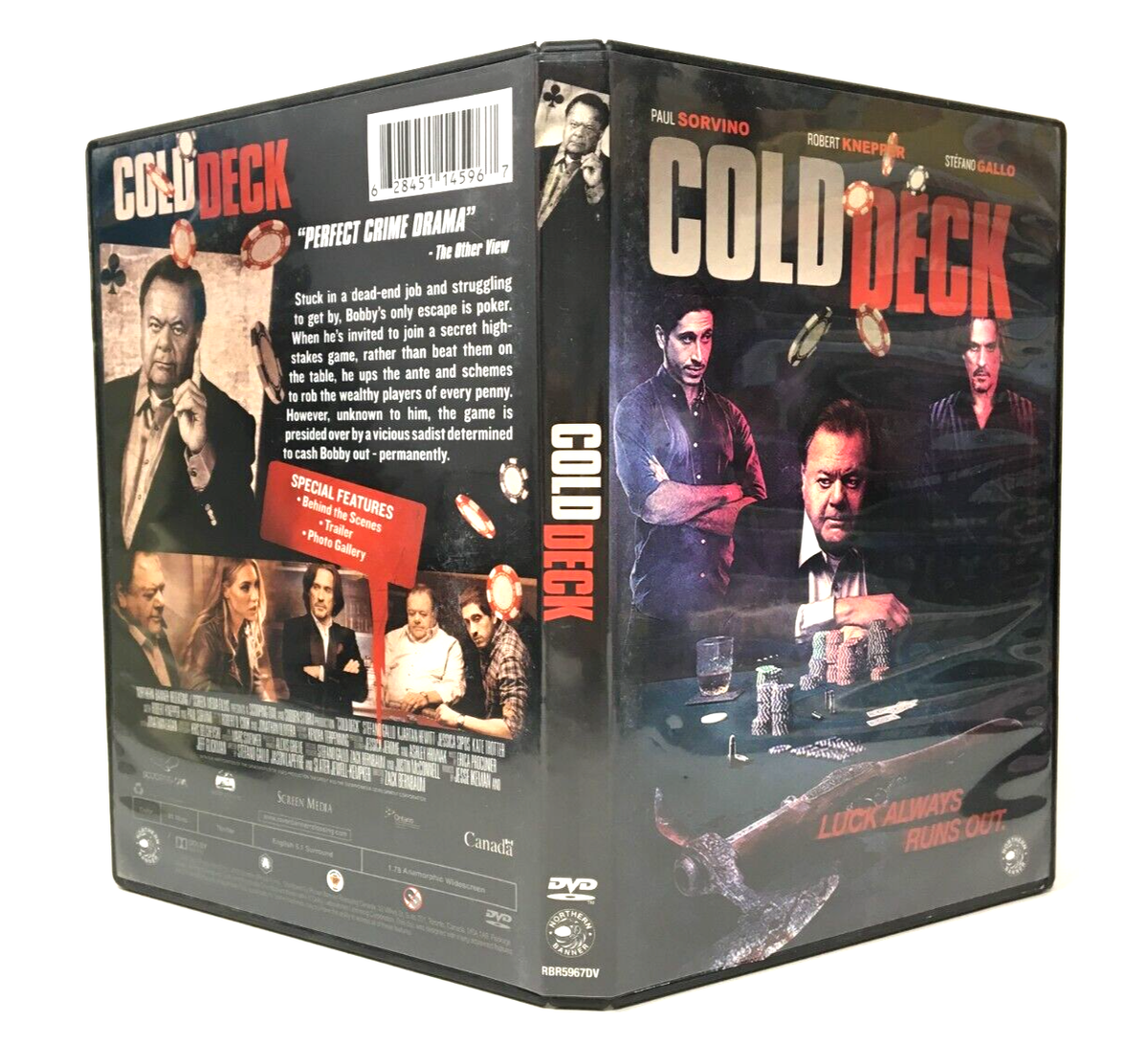 DVD Cold Deck Paul Sorvino, Robert Knepper, Stefano Gallo USED