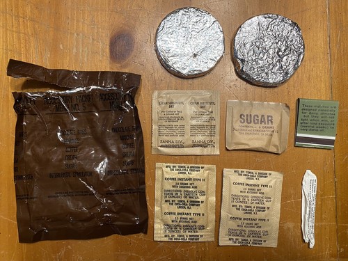 1975 Food Packet Long Range Patrol, Beef Stew, Menu #7, Rare USGI - Picture 6 of 10