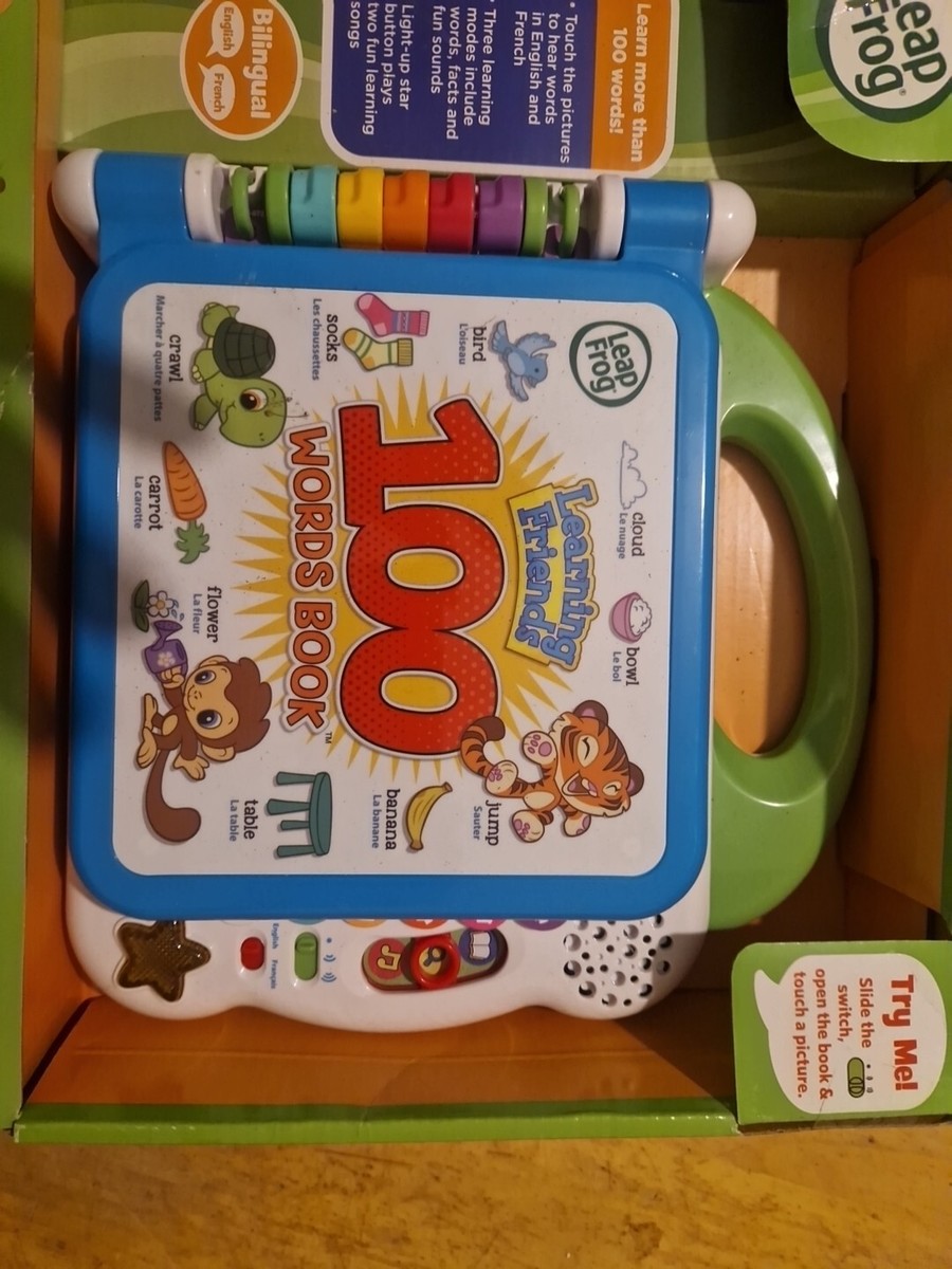 LeapFrog Learning Friends 100 Words Book New toddler toy