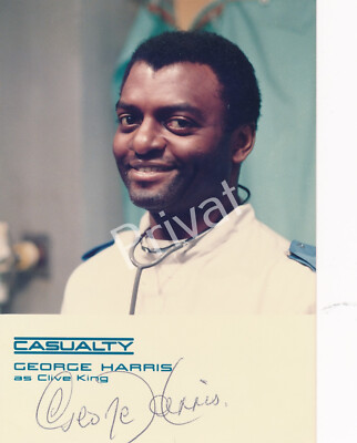 100% Original Autogramm Autograph Karte handsigniert George Harris L1.15