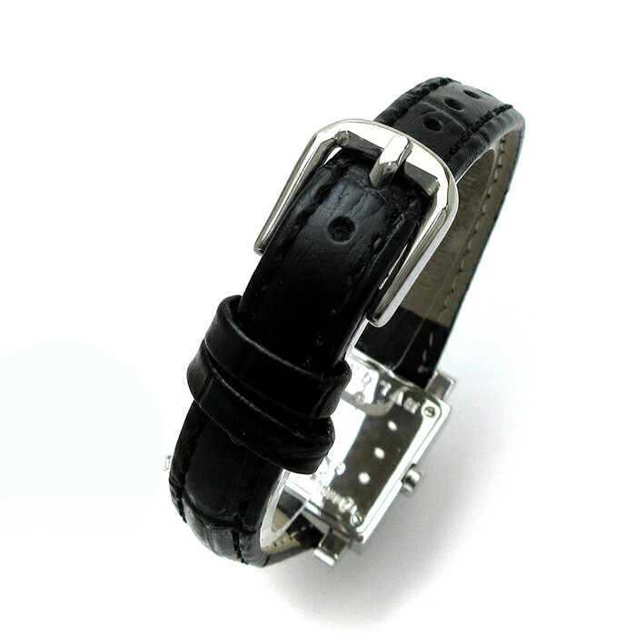 Used] Bvlgari Quadrado Ladies Black SQ22SL Watch BVLGARI Quartz