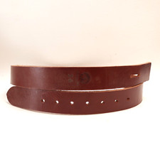 Vintage Nocona Textured Brown Leather Belt Size 42 D 392