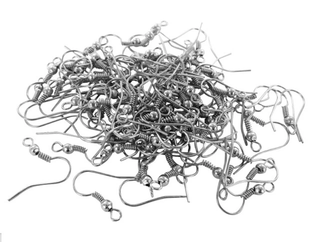100 Crochets boucles d'oreilles bijoux fantaisie Accessoires pour DIY Bricolage - Photo 2/4