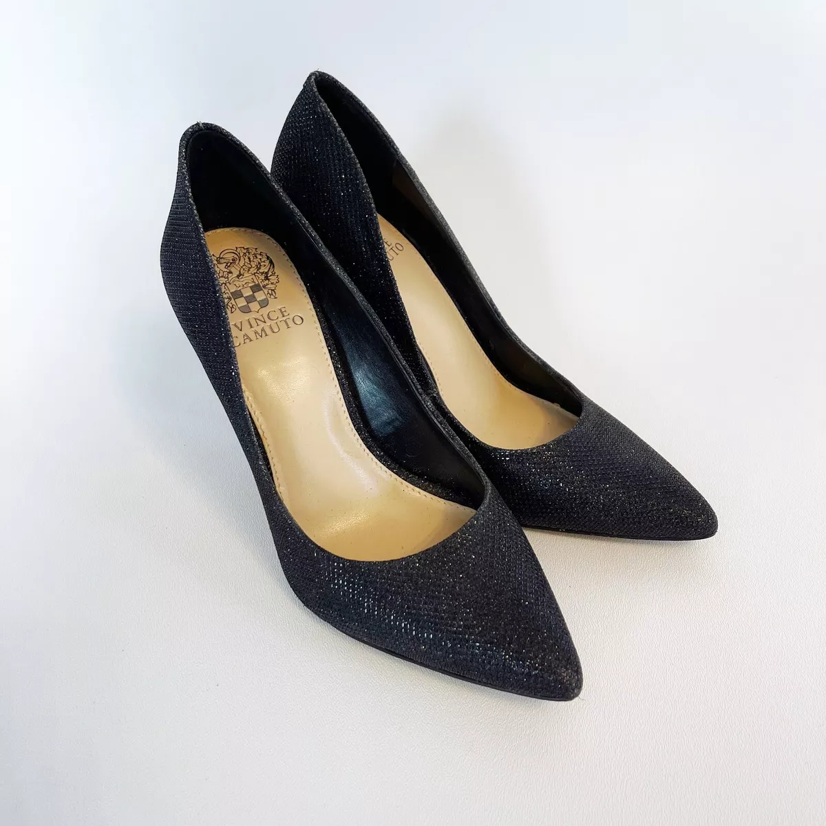 Vince camuto glitter heels discount