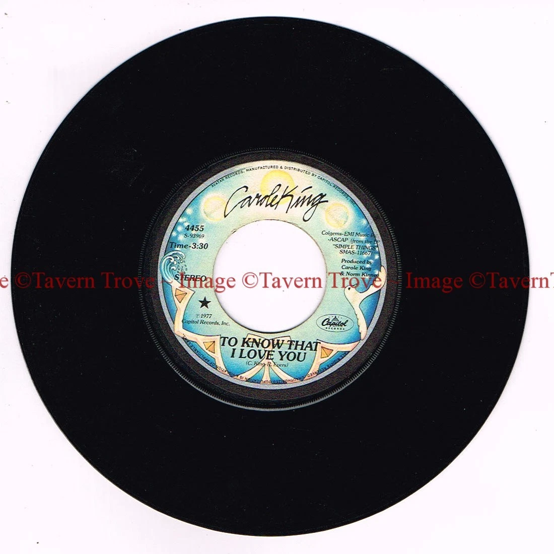CAPITOL 4455 Carole King Hard Rock Cafe VG VG 7