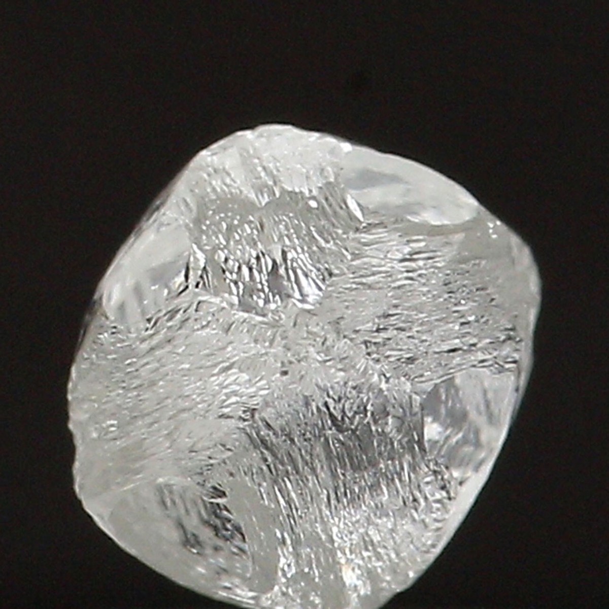 0.96 CT Natural Loose Rough Diamond 5.46 MM White-F Color Rough