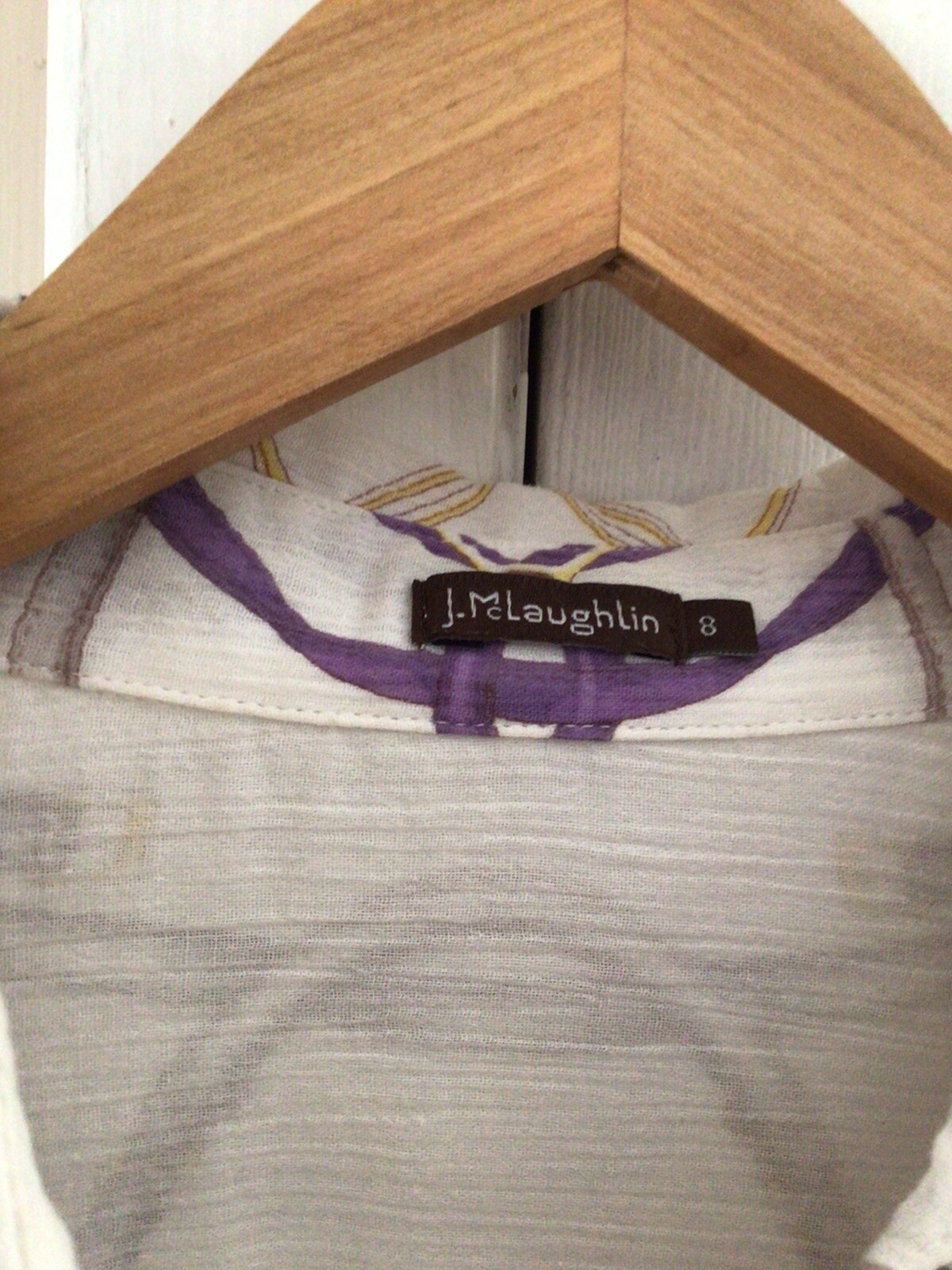 J. McLaughlin Equestrian Button Blouse - Women Si… - image 3