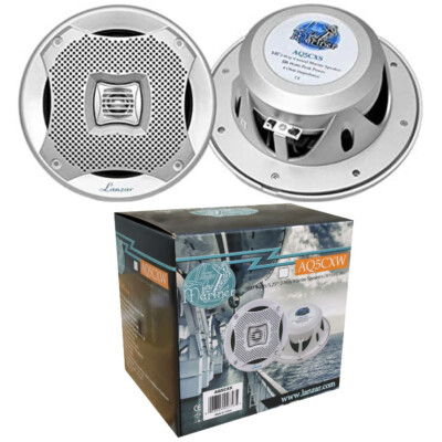 2 Lanzar AQ5CXS Lautsprecher 2 Vie 15,50 CM Resistent Wasser 400 Watt Max 4 Ohm