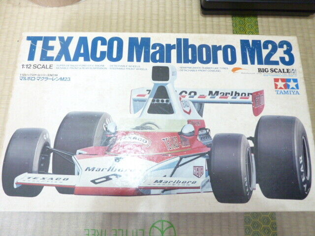 Tamiya 1/12 Texaco Marlboro Mclaren M23 BIG SCALE SERIES No Tamiya 1/12 Texaco Marlboro Mclaren M23 BIG SCALE SERIES No
