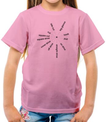 Cricket Schlagwinkel - Kinder T-Shirt - Lustiger Asche Spieler England Schläger Wurzel