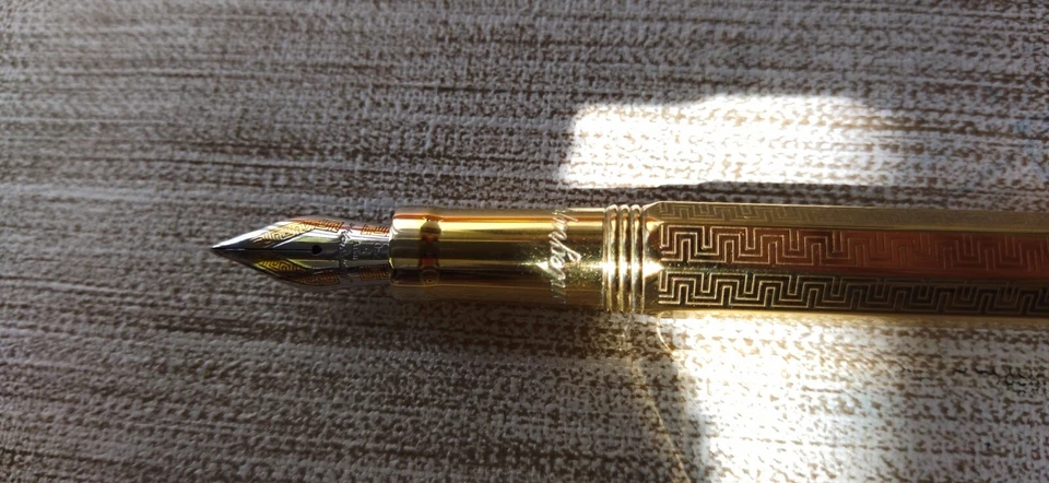 Montegrappa Füllfederhalter Reminiscence Vermeil gebraucht, gut erhalten - Bild 3 von 4