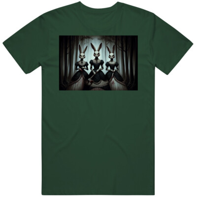 Happy Easter Rabbits Bunnies Creepy Parody T Shirt
