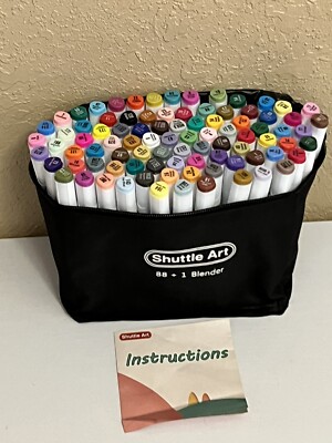 Shuttle Art 86 Colors Dual Tip Alcohol Based Art Markers