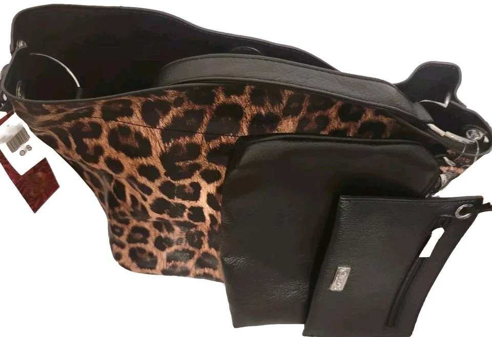 Bolso Bandolera Carlos By Carlos Santana Leopardo con Correa Bandolera Hebilla Foto 3 de 3