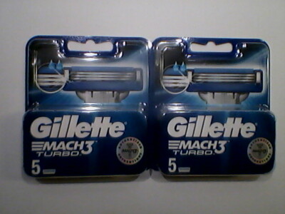 GILLETTE MACH 3  TURBO RASIERKLINGEN ( 2 x 5er Pack )  NEU & OVP