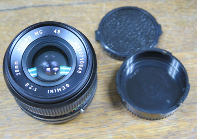 Gemini 28mm 1:2.8 MC Auto Lens CANON MC