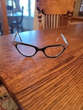 HUDSON -Vintage CAT EYE Eyeglasses Frames Brownish/Red 5 1/4 LO Repaired