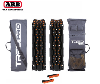 ARB TRED PRO Black/Orange Recovery Boards Pair w/ Carry Bag 4X4