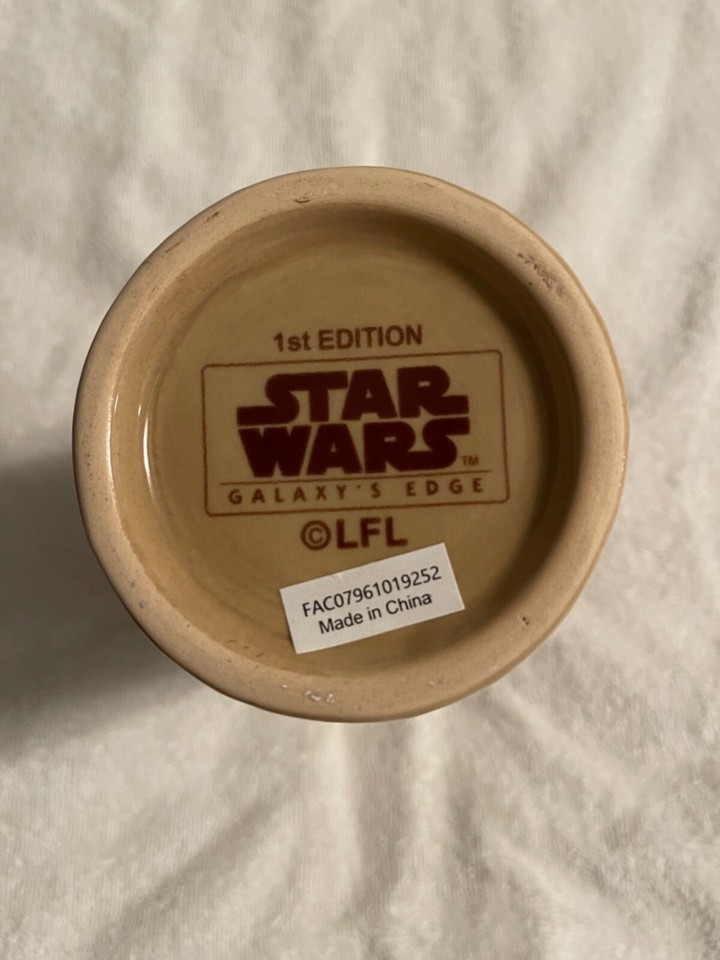 Star Wars Galaxy's Edge Oga's Cantina Yub Nub Endor Mug Disney 1st