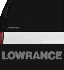 Fishing Lure Vinyl Decal Sticker Decal Lowrance Marine Gear Boat Truck Silver