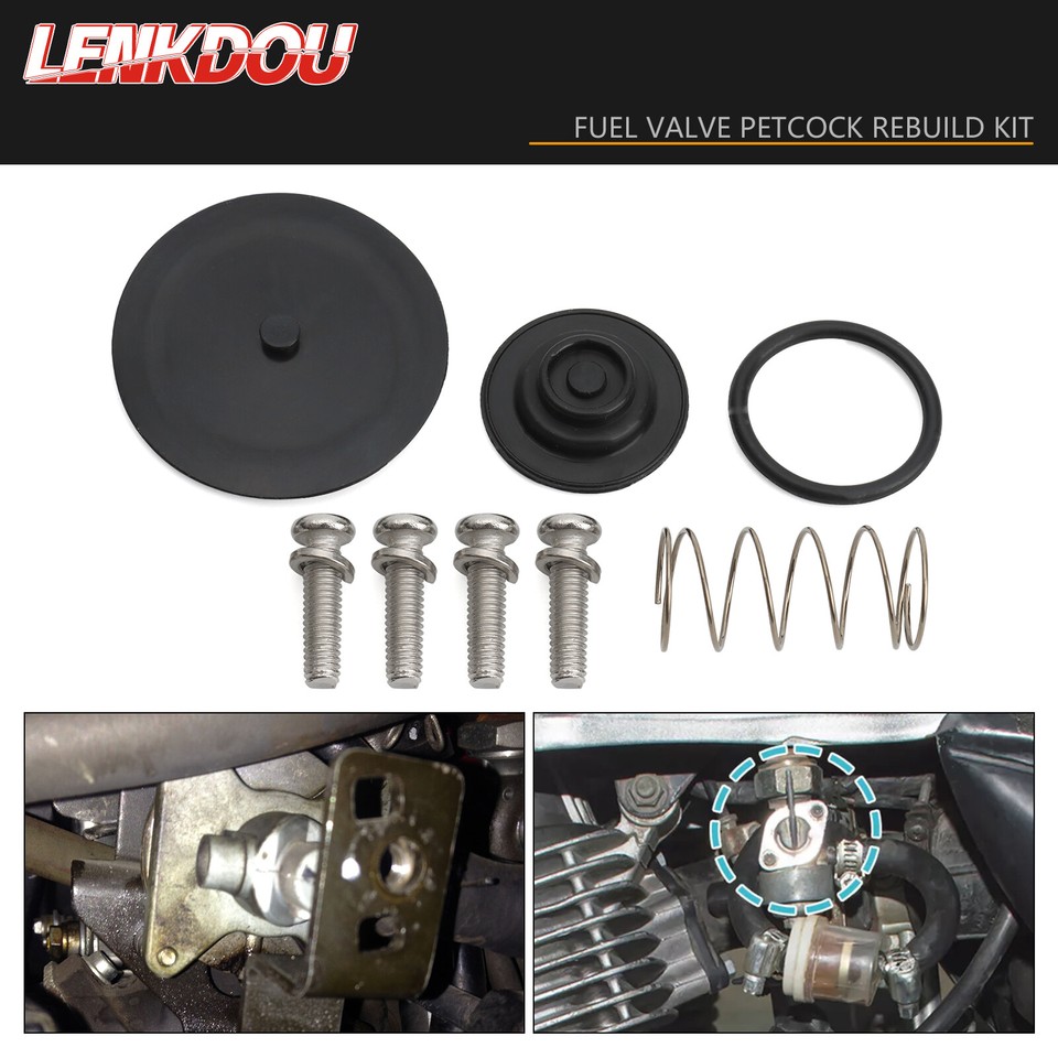 Vacuum Fuel Valve Petcock Rebuild Kit For Harley – Diaphragm Service Kit 61200-97