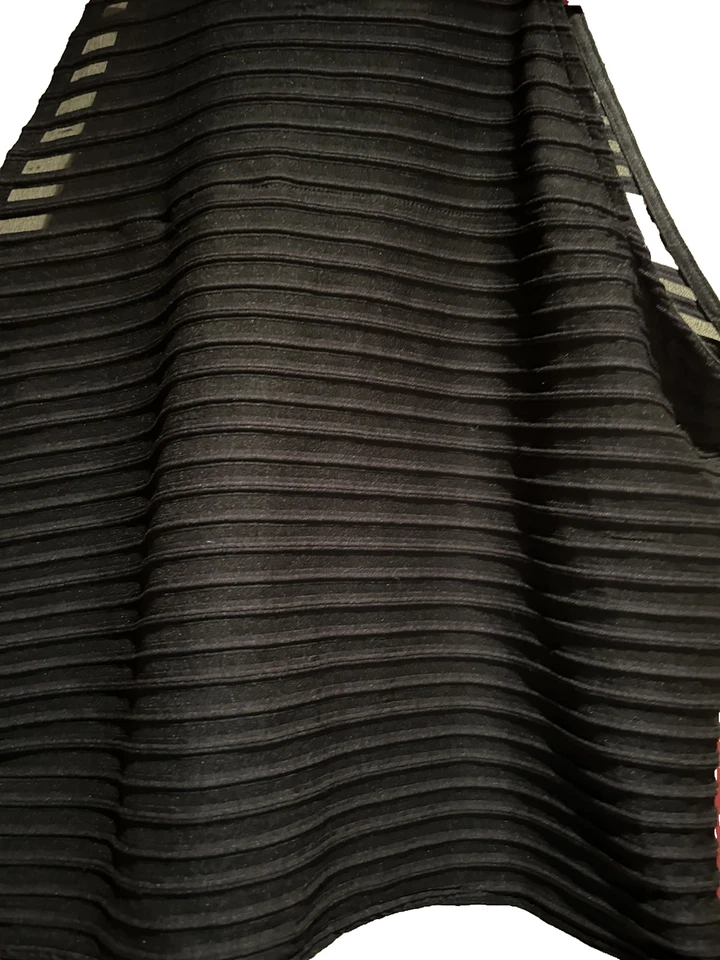 👚🖤JS Collection Black/sheer Sleeveless ZipUp Top - Size 12 - Image 3 of 4