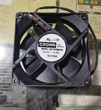 CROWN AGE12038B24H 12038 DC24V 0.48A 12CM 2-Wire Inverter Cooling Fan
