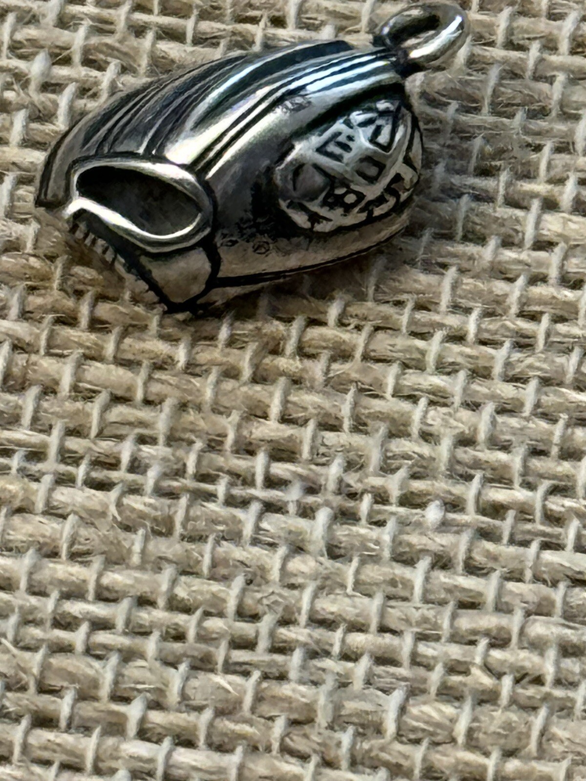 JAMES AVERY Sterling Silver BASEBALL AND GLOVE Charm … Gem