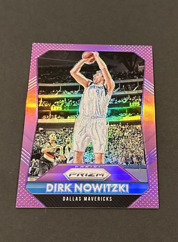 2015-16 PANINI PRIZM DIRK NOWITZKI PURPLE PRIZM REFRACTOR SP #’d 02/99!