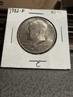 1982 P Kennedy Half Dollar No "FG" - Very Nice Condition