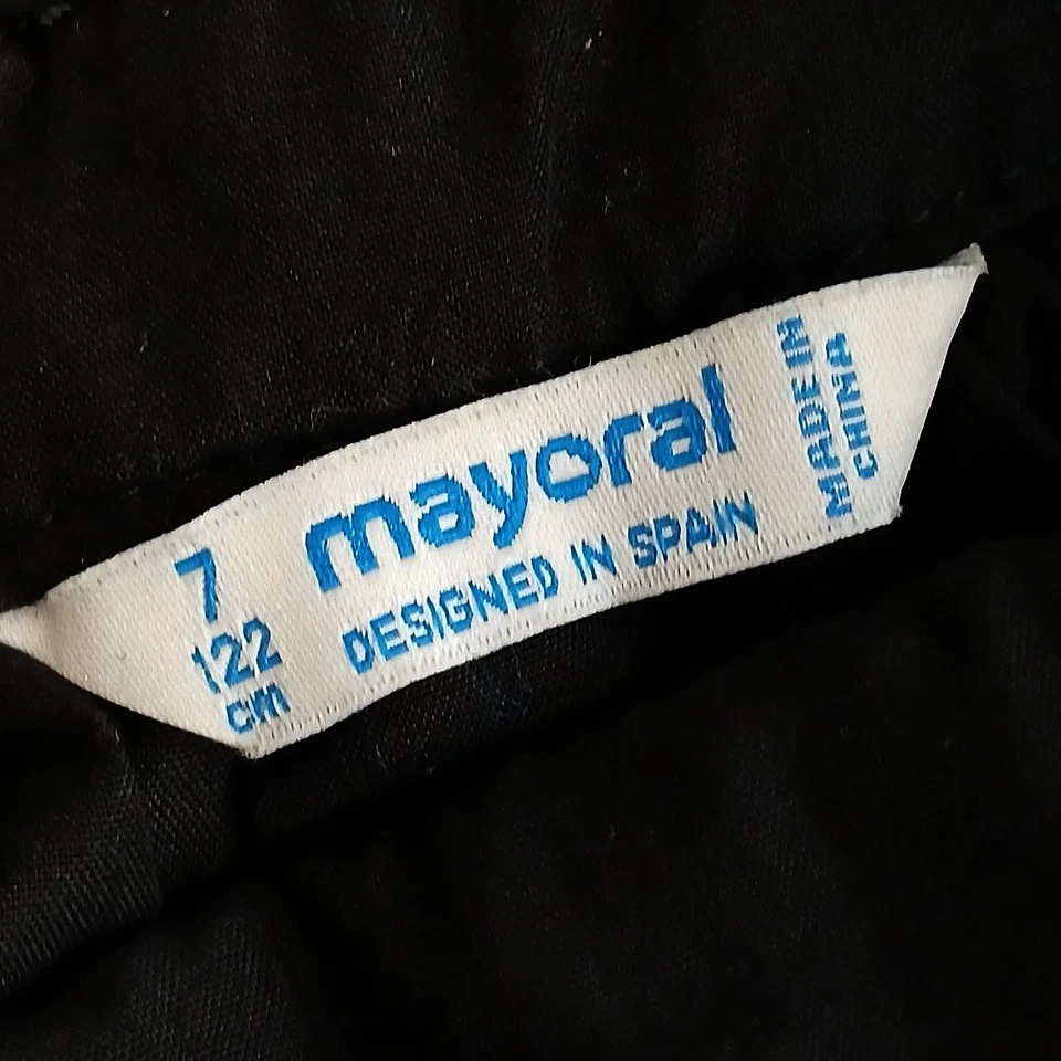 Vestido Mayoral Niñas Edad 7/122cm Negro Mono Tul con Corazones Bordados Foto 3 de 4