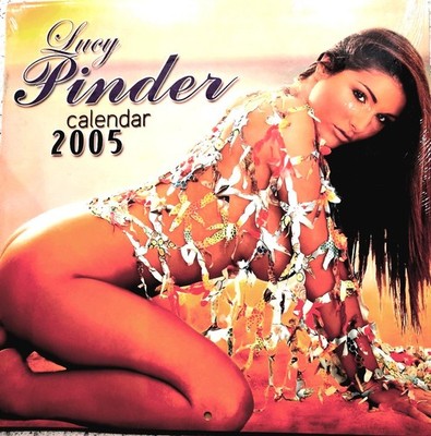 LUCY PINDER  CALENDAR  2005 , ex - page 3 glamour model, Official , free poster