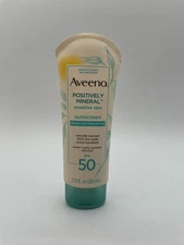 EXPIRED Aveeno Positively Mineral Sunscreen Broad Spectrum SPF 50 3 fl oz