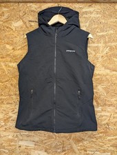 Patagonia Adze Hooded Gilet Softshell Jacket XL Women Black Lightweight Zip