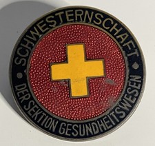 Org. Alte Brosche,,Schwesternschaft Der Sektion Gesundheitswesen,,