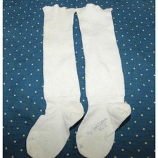 Primitive Amish Child's Cotton Long Socks Early Clothing