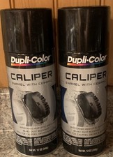 Dupli-Color BCP102 Brake Caliper Spray Paint - Gloss Black - 12 oz. Can Lot Of 2