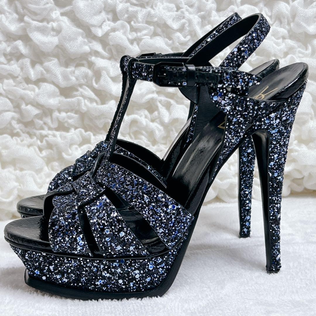Sandalo Yves Saint Laurent Tribute Glitter taglia 39
