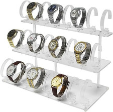 Watch Display Stand Organizer 24 Piece Jewelry Holder Rack