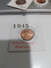✅ 1945 Red Gem BU Lincoln Wheat 1c BRILLIANT UNCIRCULATED