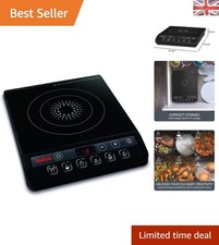 Ceramic Electric Induction Stove: 6 Functions, Auto Shut-off & Portable Design