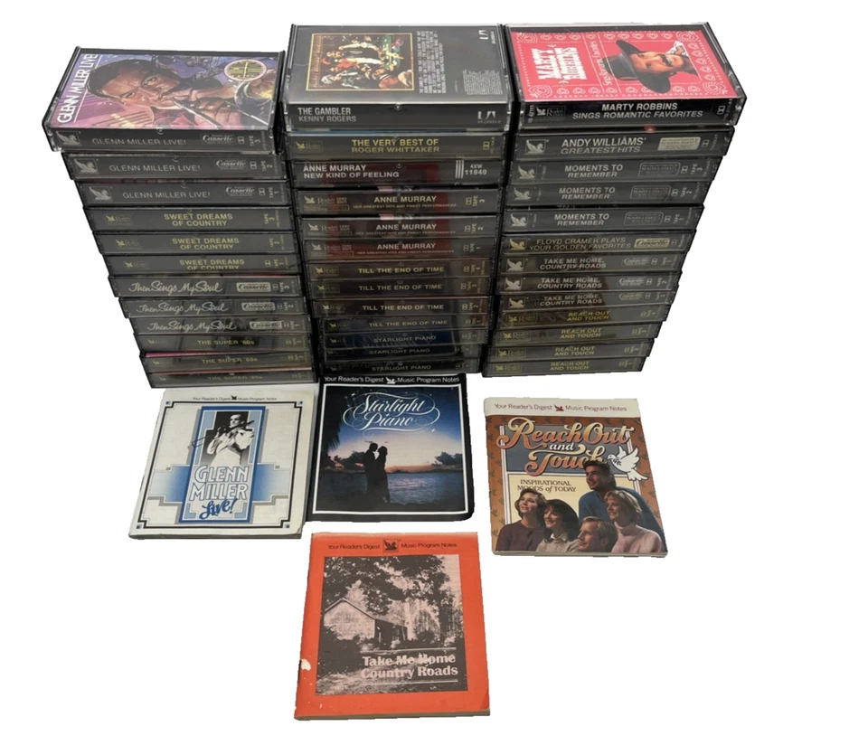 Lot of 38 Reader’s Digest Music Cassette Tapes Country, Classics & More - Image 2 of 4