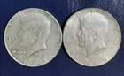 (2X) Kennedy half dollar 1965 coins