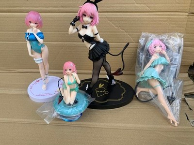 To LOVE Ru Darkness Momo Figure Set of 4 Authentic Collectible Anime Japan