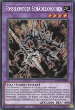 YuGiOh Fossilkrieger Schädelknochen BLAR-DE008 Secret Rare Excellent 1st