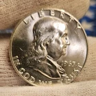 1963 Denver Mint Franklin Half Dollar 90% Silver Uncirculated , Priced Right $$