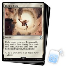 PATH TO EXILE X4 Final Fantasy Commander Magic MTG MINT CARD