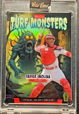2025 Wild Card Turf Monsters Yadier Molina 1/1  Haunted Hits Brick Hit Cardinals