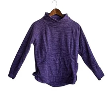 St John's Bay Sport Womens top Sz S long sleeve cross-over neck  B-9